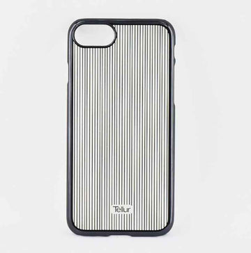 Coque rigide Tellur Cover pour iPhone 7 à rayures verticales, noire