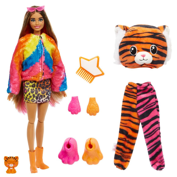 Poupée barbie® cutie reveal jungle series - tigre