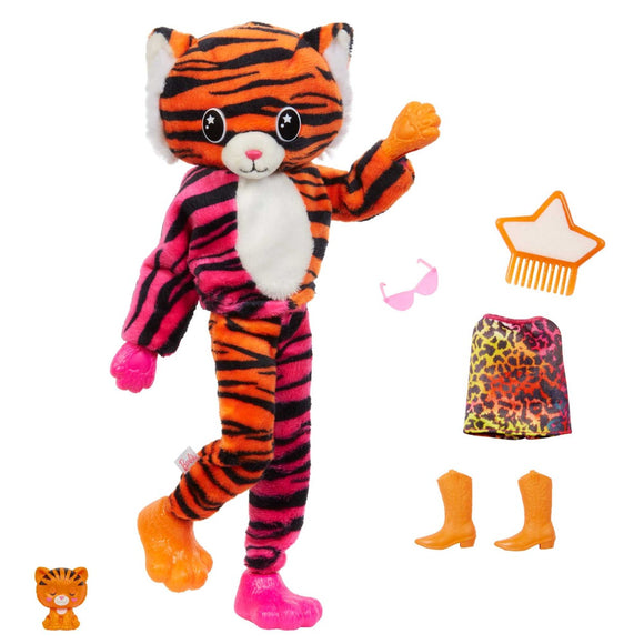 Poupée barbie® cutie reveal jungle series - tigre
