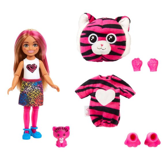Poupée Barbie® Chelsea Cutie Reveal Jungle Series - Tigre