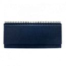 Horizontal table calendar Memo PVC 2026m. Blue