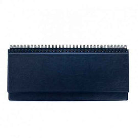 Horizontal table calendar Memo PVC 2026m. Blue