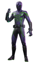 Figurine Hot Toys VGM68 - Marvel's Spider Man 2 - Miles Morales Purple Reign Suit