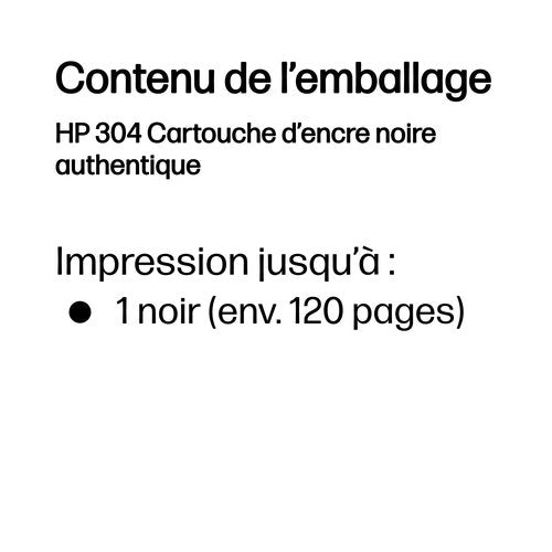 Hp 304 noir — illustration complémentaire (Icecat)