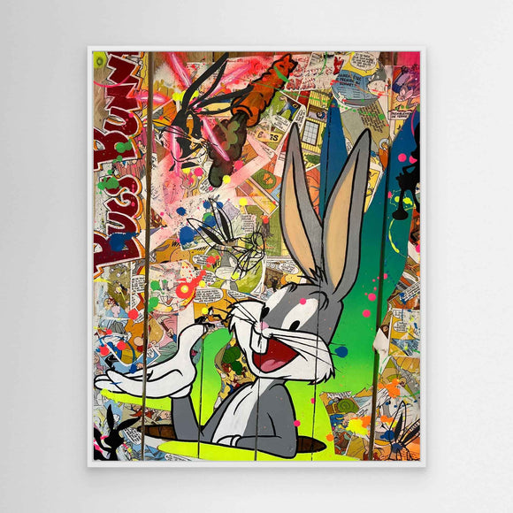Bugs Bunny reproduction officielle sur toile de l'œuvre