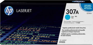 Cartouche de toner HP Color LaserJet CE741A d'origine cyan, capacité standard 7 300 pages, 1 paquet