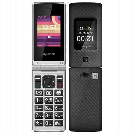 myPhone Tango | LTE | Black | 2.4 + 1.77 " | TN | 64 MB | 128 MB | Dual SIM | Nano SIM | Bluetooth | 5.1 | USB version Type-C | Built-in camera | Main camera resolution 2.0 MP | 1400 mAh
