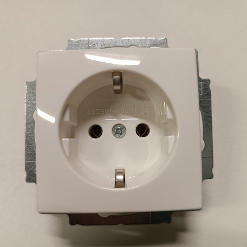 Ecost customer return EBROM Complete Set LED Dimmer/Rotary Dimmer + Busch Jäger Balance Si Alpine Wh