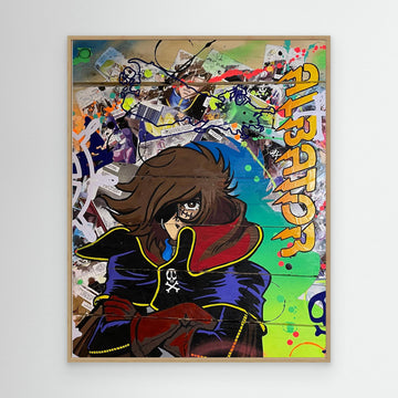 Albator reproduction officielle sur toile