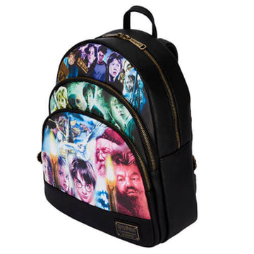 Harry Potter Trilogy Triple Pocket Mini Backpack - 0