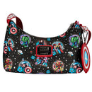 Marvel Comics Avengers Floral Tattoo Shoulder Bag-1