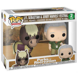 Parks & Recreation Jerry & Lil Sebastian US Exc. Pop! 2-Pack - 0
