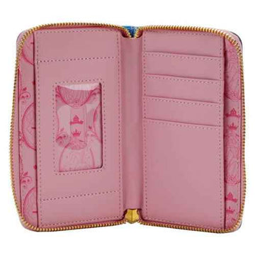 Sleeping Beauty Princess Scene Zip Purse
