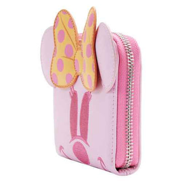 Disney Minnie Pastel Ghost Glow Mini Zip Purse