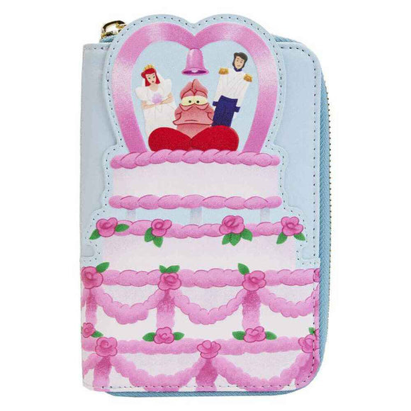 The Little Mermaid Wedding Cake Zip Around Purse