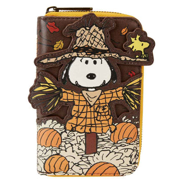Portefeuille Zippé Peanuts Snoopy Épouvantail