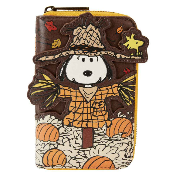 Portefeuille Zippé Peanuts Snoopy Épouvantail