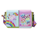 Lisa Frank Holographic Glitter Color Block Crossbody Bag-1