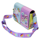 Lisa Frank Holographic Glitter Color Block Crossbody Bag-3