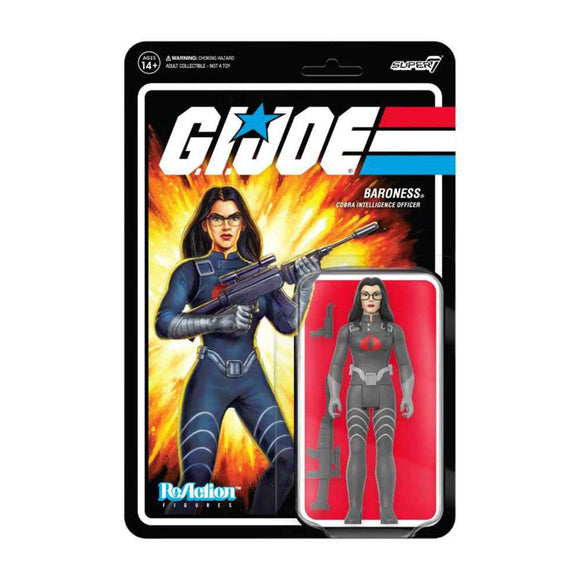 G.I. Joe Baroness Cartoon V2 ReAction 3.75" Action Figure
