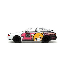 Aggretsuko Toyota AE86 with Aggretsuko 1:24 Diecast Set - 0
