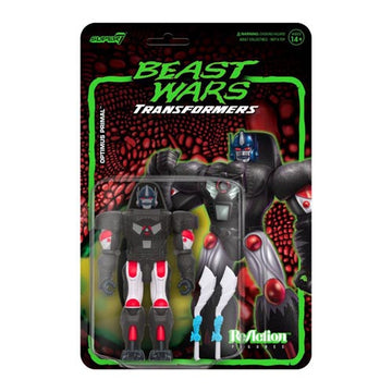 Transformers Beast Wars Optimus Primal Reaction 3.75" Figure - 0