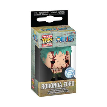 One Piece Roronoa Zoro Nothing Happened US Ex. Pop! Keychain - 0