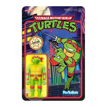TMNT TV'87 Raphael Toon Reaction 3.75" Figure - 0