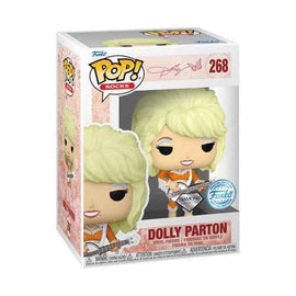 Dolly Parton w/ Guitar US Ex. Diamond Glitter Pop!