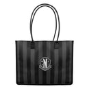 Wednesday TV Nevermore Academy Shopping Bag (Black)-1
