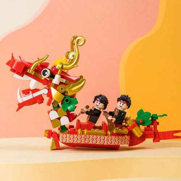 New Year The Dragon Boat