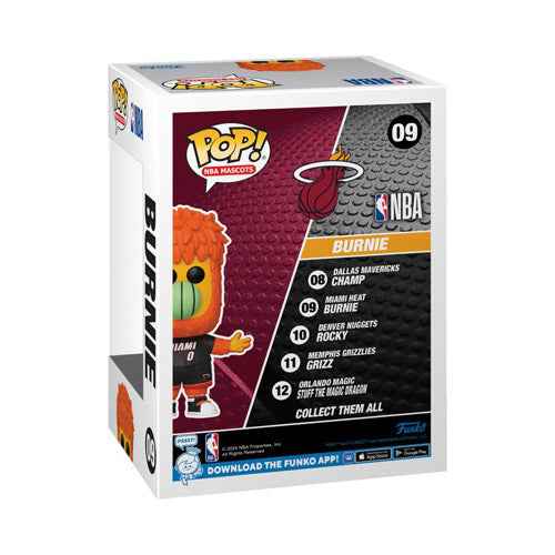 NBA: Mascots Miami Burnie Pop! Vinyl
