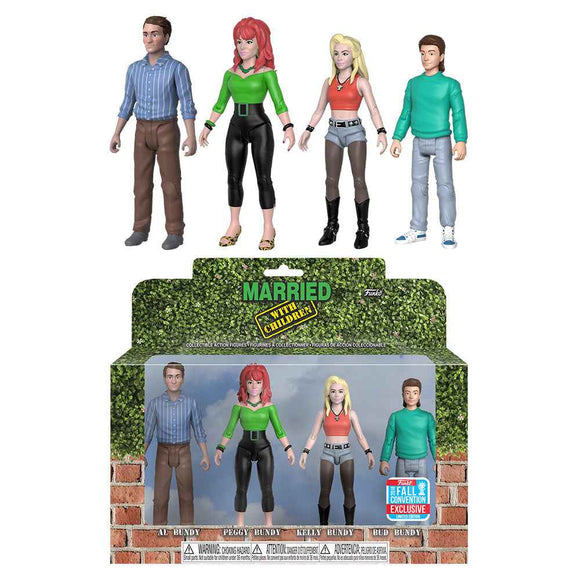 Mariés Deux Enfants Famille Bundy NYCC 2018 Figurines (Pack de 4)