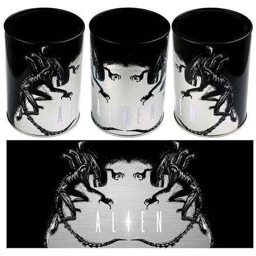 Alien Sketch Metal Can Cooler