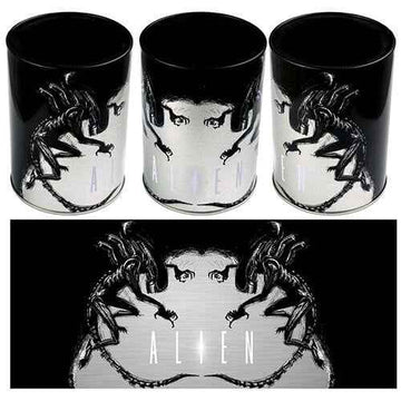 Alien Sketch Metal Can Cooler