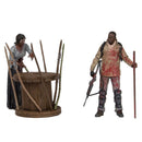 Walking Dead 7" Morgan Impaled Walker & Spike Trap Fig Set-1
