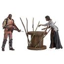 Walking Dead 7" Morgan Impaled Walker & Spike Trap Fig Set-2