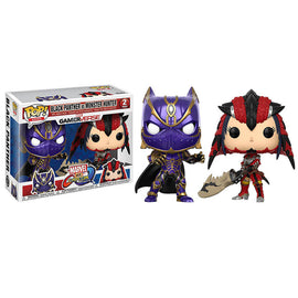 Marvel v Capcom Inf Black Panther &amp; Monster Hunter Pop 2Pk 1