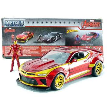 Iron Man 2016 Chevy Camero SS 1:24 Hollywood Rde Diecast Veh