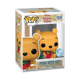 Winnie the Pooh Pooh with gift US Exclusive Pop! Vinyl