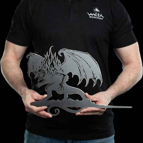 The Lord of the Rings Balrog Metalbird Corten Steel Silhouette