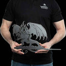 The Lord of the Rings Balrog Metalbird Corten Steel Silhouette