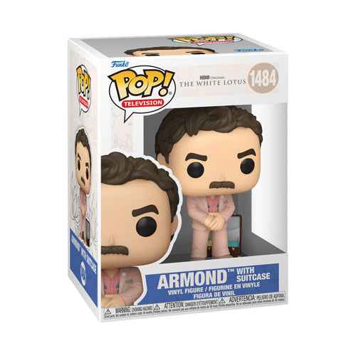 White Lotus Armond with Suitcase Pop! Vinyl