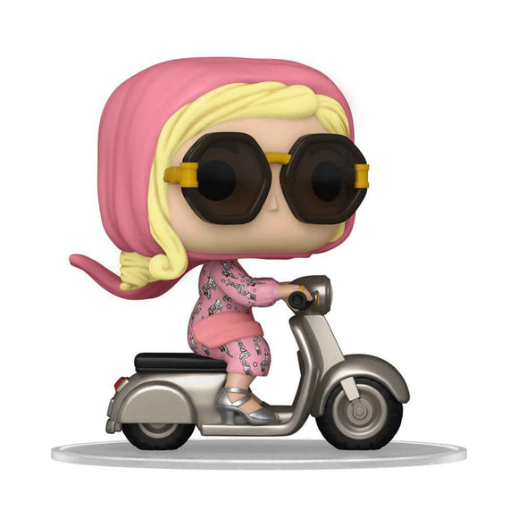White Lotus Tanya McQuoid on Scooter Pop! Ride