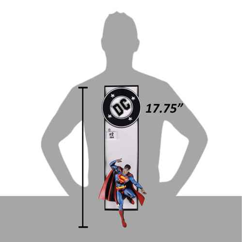 Superman Comic Corner Box 1:10 Scale Resin Wall Art Statue