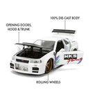 JDM Tuners 2002 Nissan Skyline GTR R34 1:24 Scale Vehicle