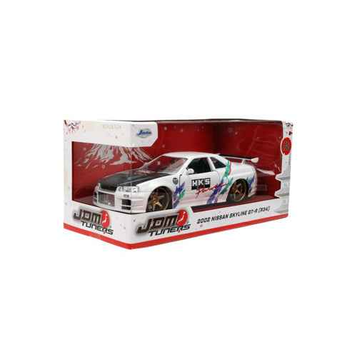 JDM Tuners 2002 Nissan Skyline GTR R34 1:24 Scale Vehicle