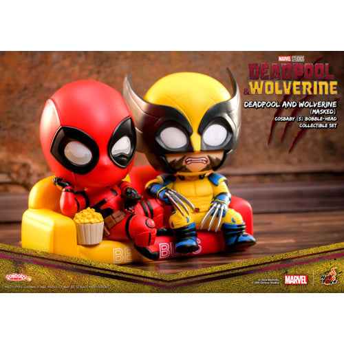 Deadpool & Wolverine Best Buds on Sofa Cosbaby