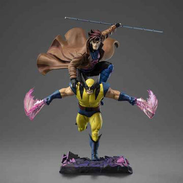 X-Men '97 Gambit & Wolverine Deluxe 1:10 Scale Statue