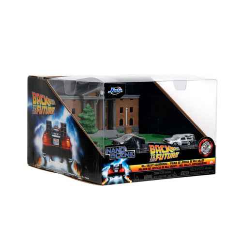 Back to the Future 1.65" Nano Scene Hill Valley Courthouse Set